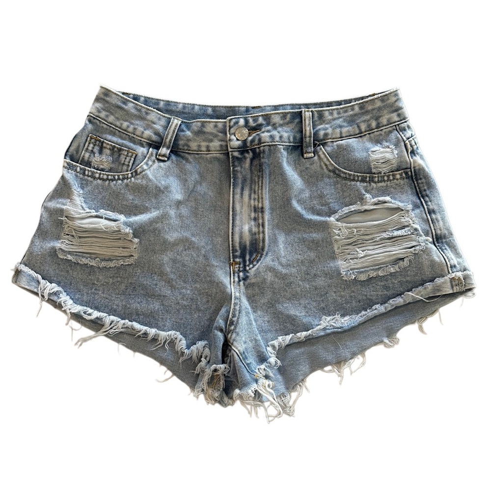 Distressed Denim Women Shorts